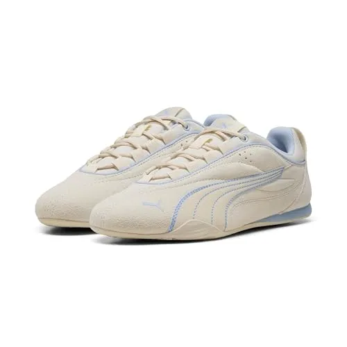 PUMA Damen Catch Soleil Suede Sneaker - Alpine Snow x Haute Tropic, 41 EU - Damen-Sneaker mit CATCH SOLEIL SD SOFTFOAM+ Innensohle für optimalen Step-in-Komfort und weiche Dämpfung dank extradicker Ferse.