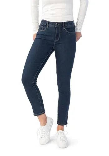 Stooker Florenz Damen Stretch Jeans Hose Slim FIT - Blue Black (36/28) - Jeans im Slim FIT Style mit perfektem Sitz und bequemer Baumwollmischung für höchsten Komfort. Ideal für jeden Anlass dank zeitlosem Blau und vielseitigen Taschen.