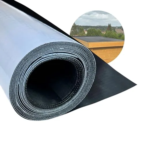 HSS EPDM Dachfolie Selbstklebend – 2.5m² KSK Dachbahn für Gartenhaus & Carport – UV Beständig & Wasserdicht - Robuste EPDM Dachfolie für langlebige Dacheindeckungen. Selbstklebend, einfach zu verarbeiten und wetterfest – ideal für Gartenhäuser und Carports.