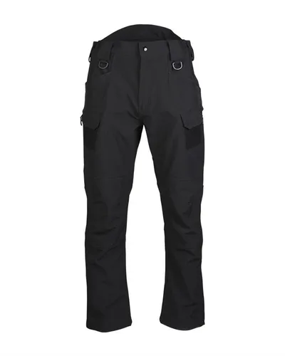 Softshell Hose "Assault" schwarz - Nässeschutz für Outdoor-Abenteuer - Wanderhose in Größe XXL, ideal für Camping und militärische Einsätze, bietet optimalen Nässeschutz und Komfort.