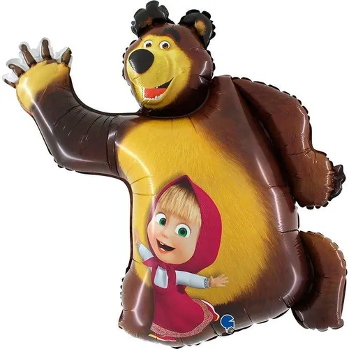 Grabo Folienballon Peppa Pig und Teddy (1x) (FL18031P)
