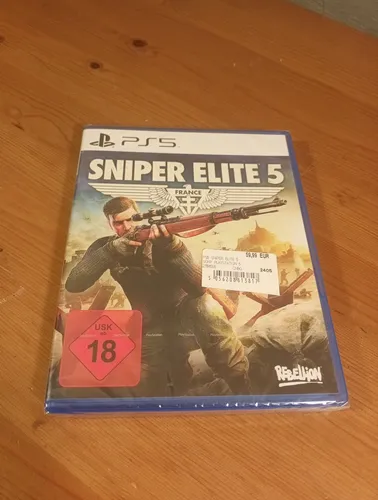Sniper Elite 5 France - PS5 EU Version, taktische Third-Person-Kämpfe und verbesserte Kill-Cam für ein immersives Spielerlebnis