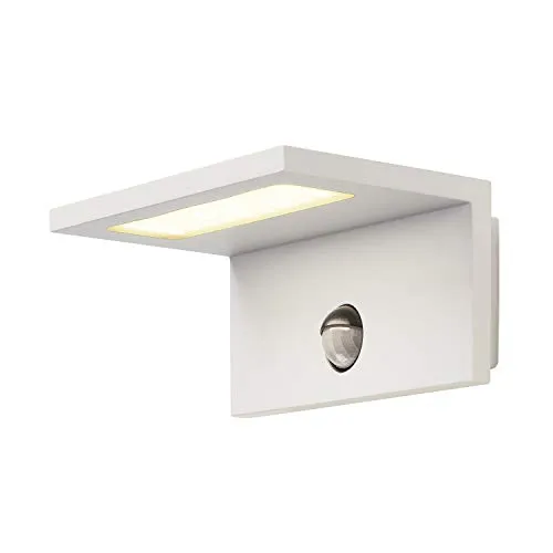 SLV ANGOLUX SENSOR WL LED Outdoor Wandaufbauleuchte - Wetterfeste IP44 Wandleuchte mit warmweißer 3000K LED, ideal für Außenbereiche und sorgt für eine energieeffiziente Beleuchtung.