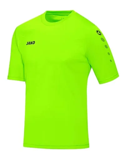 JAKO Herren Team Trikot, Neongrün, 128 EU