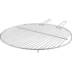Esschert Design Grillrost für Feuerschalen, Ø ca. 59 cm Silber - Grills und Zubehör: Verwandeln Sie Ihre Feuerschale in einen Grill! Hochwertiger Grillrost, ideal für Modelle FF40, FF80, FF114, FF135, FF136, FF137, FF149.