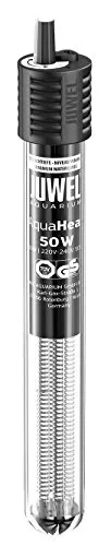 JUWEL Aquarium - AquaHeat 50 Watt - Regelheizer - Heiz- & Kühlvorrichtungen für Aquarien, sorgt zuverlässig für die optimale Wassertemperatur mit hitzebeständigem Sicherheitsglas und TÜV-geprüfter Sicherheit.