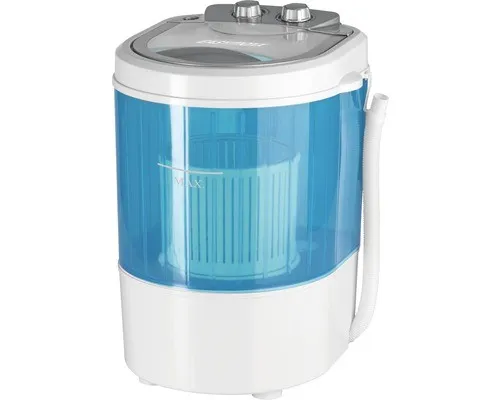 EASYmaxx Mini-Waschmaschine - Kompakte Wäscheschleuder - Wäscheschleudern: Mini-Waschmaschine mit nur 34x34x53cm, ideal für kleine Wohnungen und Camping, leistungsstark mit 260W für effizientes Waschen.