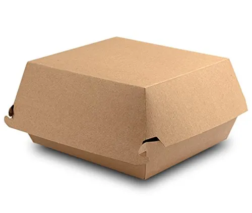 www.to-go-verpackungen.de Burgerbox Pure braun XXL, unbedruckt, 400 Stück