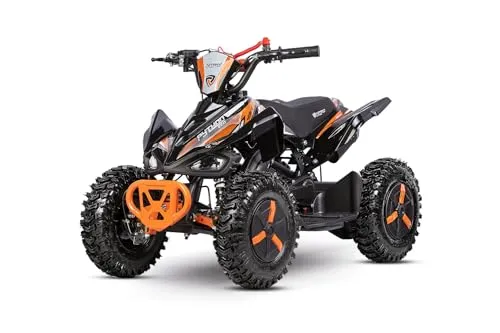 NITRO MOTORS 49cc mini Kinder Quad Python Snowy-Profile L Sport 6', Farbe:Orange