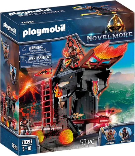 PLAYMOBIL 70391 Katapult Mobil von Novelmore - Wikinger Spielset mit beweglichem Katapult, ideal für kreative Rollenspiele und Abenteuer im mittelalterlichen Stil.