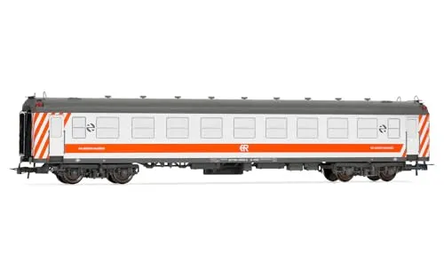 Electrotren HE4030 RENFE, 5000 „Manso“-Wagen, mit altem Balg, „Regionales“-Lackierung, Ep. V-Personenwagen