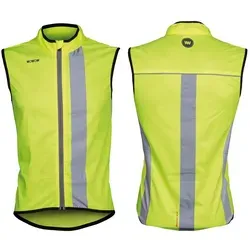 Wowow Reflectivest Maverick Größe M Gelb - Hochsichtbare Sicherheitsweste in Gelb, ideal für Outdoor-Aktivitäten. Leicht und atmungsaktiv, bietet sie Komfort und Sicherheit beim Tragen.