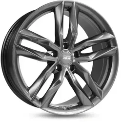 MAM RS3 7x16 ET38 Alufelge - Grau - Sportliche 16 Zoll Alufelge mit Palladium Painted Finish, ideal für eine ansprechende Optik und hohe Traglast von 615 kg, perfekt für Ihr Fahrzeug.