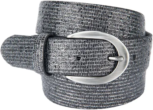 Bernd Götz Ledergürtel, Gr. 85, schwarz - Eleganter 3 cm breiter Gürtel aus hochwertigem Rindleder, ideal für festliche Anlässe. Mit reflektierenden Glanzpunkten und edler Hufeisen-Dornschließe – Qualität made in Germany.