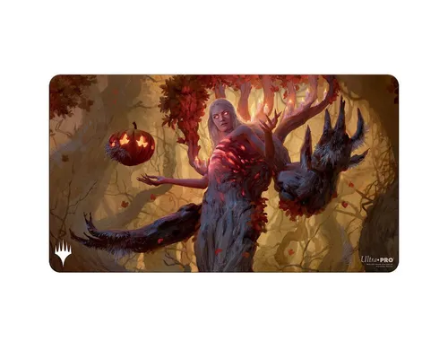 Innistrad Midnight Hunt Playmat G mit Wrenn und Seven für Magic: The Gathering - Offiziell lizenzierte Spielmatte für Magic: The Gathering. Exklusives Design, ca. 61 cm x 34,3 cm, schützt Karten und bietet stabilen Halt durch rutschfeste Gummiunterseite.