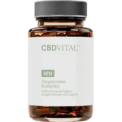 Magnesium Komplex | 60 Kapseln mit 7 Magnesiumverbindungen & Vitamin C