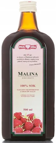 Malina sok 100 B/C 500 ml Polska Róża 5902768174335