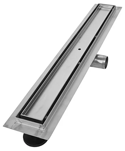 VILSTEIN Duschrinne 160cm | Befliesbar & Extra Flach - Verwandeln Sie Ihr Badezimmer mit der VILSTEIN Duschrinne! Diese hochwertige, befliesbare Edelstahlrinne bietet eine niedrige Einbautiefe und einfache Installation. Ideal für ein modernes Duscherlebnis.