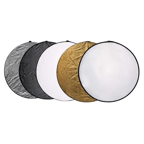 StudioKing 5-in-1 Reflektor mit Tasche Ø 80cm - Faltreflektor -