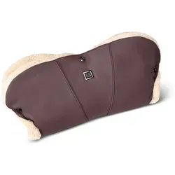 MOON Handmuff tonka - Wärmender Handwärmer für Kinderwagen - Handwärmer für Kinderwagen mit weichem Teddyfell-Innenfutter, ideal für frostige Tage. Bietet Komfort und sicheren Halt beim Schieben, passend zu MOON Kinderwagen.