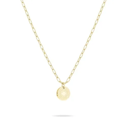 Liebeskind Berlin Damen Halskette LJ-1772-N-55 - Ketten für Damen - Elegante Edelstahl Halskette in IP Gold, 55 cm lang, ideal zum Kombinieren und ein perfektes Geschenk für jeden Anlass.