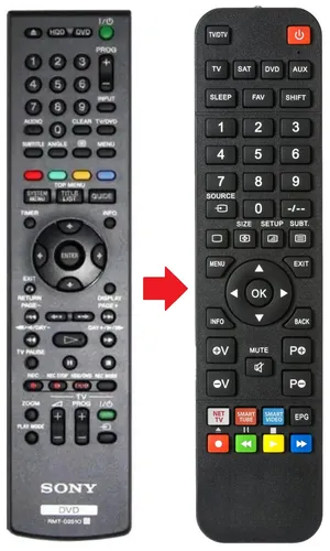 Fernbedienung geeignet für SONY RDR-HX919 | RDR-HX920 | RDR-HXD1070