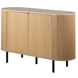 finori Kommode Fabia 01A in Travertin- und Eichen-Optik - Moderne Kommode mit 2 Türen und Einlegeboden für vielseitigen Stauraum. Robuste Bauweise und pflegeleichte Materialien machen sie ideal für Wohn- und Jugendzimmer. Maße: 120x80x40 cm.