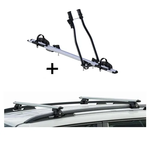 Fahrradträger SAGITTAR für Honda Accord Kombi 10-15 - Fahrradträger und Relingträger Set für Honda Accord SW 10-15, ideal für den sicheren Transport aller Fahrradtypen bis 15 kg, einfach zu montieren und sorgt für mehr Platz im Innenraum.