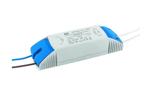 ELV 0,1-150-W-LED-Netzteil, dimmbar 12 V AC - LED-Zubehör, hochwertiges dimmbares Netzteil von ELV für flexible Lichtgestaltung, ideal für Wohnräume und Gewerbe.