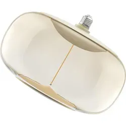 Osram Vintage 1906 LED BIG DECORATIVE BULB - LED-Lampe mit innovativer Filament-Magnet-Technologie, 4W, 818 Amber E27, ideal für dekorative Einbauten und sorgt für warmweißes Licht mit bis zu 15.000 Stunden Lebensdauer.