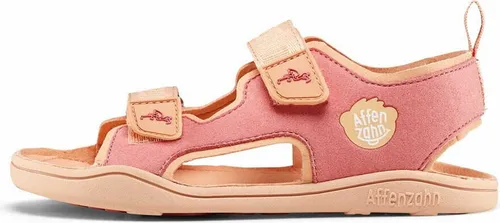 Affenzahn Kid's Sandale Vegan Airy 23 - Rosa/Beige - Wanderschuhe für Kinder, vegan und atmungsaktiv, ideal für Freizeitaktivitäten im Freien.