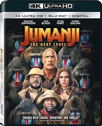 Jumanji: The Next Level [New 4K UHD Blu-ray] With Blu-Ray, 4K Mastering, Digit