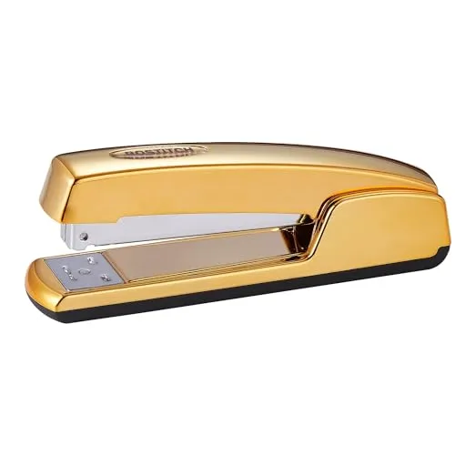 Bostitch Office B5000-GOLD Heftgerät aus Metall, 20 Blatt, goldfarben/Chrom