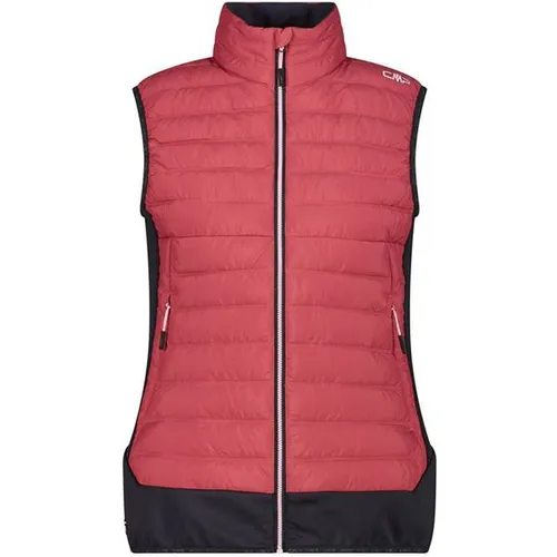 CMP Woman Vest Hybrid peony (B709) 36 - Funktionsjacken für Damen, ideal für aktive Outdoor-Aktivitäten, leicht und atmungsaktiv für optimalen Tragekomfort.