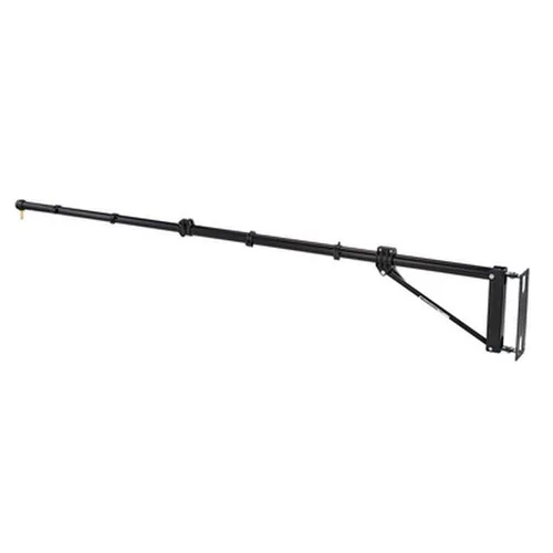 Manfrotto Wandgalgen Schwarz 1,2-2,1 m - Aluminium, leicht und stabil mit 4,5 kg Tragkraft für kreative Fotografie
