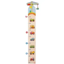 Messlatte Fahrzeuge, per Stück - Sonstiges - Bunte Klammern mit Verkehrszeichen zeigen das Wachstum spielerisch an und machen das Messen zum Erlebnis.