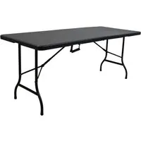 CHEFGASTRO Buffettisch klappbar 180x74cm - Picknicktisch für bis zu 8 Personen, wetterfest und mit praktischem Tragegriff – ideal für Gartenpartys und Campingausflüge.