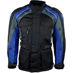 roleff Motorradjacke Liverpool RO Unisex 5XL - Wasserdichte Motorradjacke mit Sicherheitsstreifen und 4 praktischen Taschen, ideal für Sicherheit und Komfort auf der Straße.