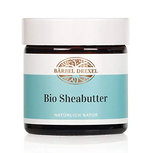 BÄRBEL DREXEL Bio Sheabutter Unraffiniert 50ml - Cremige Bio Sheabutter für eine langanhaltende Feuchtigkeitsversorgung. Ideal für Gesicht, Körper und Haare. Vegan und ohne synthetische Zusatzstoffe für natürliche Pflege.
