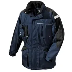 teXXor Winterparka Aalborg - gefütterte Regen Arbeitsjacke 3XL, marine - Arbeitskleidung & Uniformen, wind- und wasserdicht mit warmem Futter und Reflexstreifen für erhöhte Sichtbarkeit, ideal für kühle Arbeitsbedingungen.