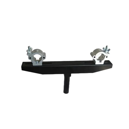 VMB PSA01 Trussaufnahme inkl. 2 Halbschellen schwarz - Traversenaufnahme für Lifte mit 35 mm Zapfen, inklusive 2 Halbschellen. Ideal für flexible Kopfbewegungen, perfekt für Events und Bühnenaufbauten.