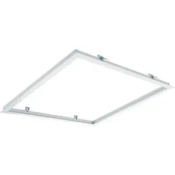 Einbaurahmen für LED-Panele 60x60 cm Weiß - Weiß