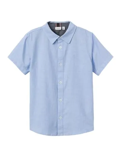 Name IT Jungen Nkmnewsa Noos Shirt, Campanula, 98 EU