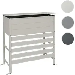Aluminium Verkleidung für Klimaanlage/Wärmetauscher HWC-P94 - Praktische Aluminiumverkleidung für Klimaanlagen und Wärmetauscher. Wetterbeständig und stabil, mit integrierter Aufbewahrungsbox für zusätzlichen Stauraum. Ideal für einen ordentlichen und geschützten Außenbereich.