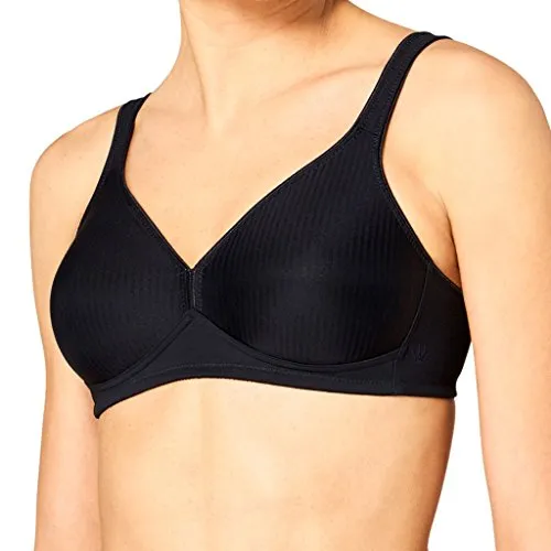 Triumph Modern Soft Cotton Soft Bra Schwarz E 90 Damen - Funktionsunterwäsche mit sanftem Halt und elegantem Komfort - weicher, bügel- und polsterfreier BH aus atmungsaktiver Baumwollmischung für natürlichen Tragekomfort den ganzen Tag.