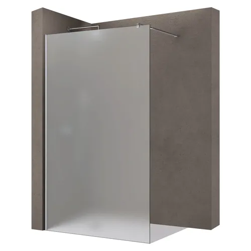doporro Walk-in-Dusche Duschwand aus Einscheibensicherheitsglas - Walk-In Dusche mit satiniertem Glas, bietet barrierefreien Zugang und einfache Montage für ein modernes Badezimmer.