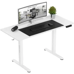 MARK ADLER Leader 7.0 Höhenverstellbarer Schreibtisch - Computermöbel mit elektrischem Motor, höhenverstellbar von 72 cm bis 118 cm für ergonomisches Arbeiten im Sitzen oder Stehen und 3 Memory-Steuerung für individuelle Einstellungen.