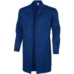 Qualitex Arbeitskittel Basic BW 240 Unisex, blau, Größe 52 - Arbeitsjacken & -mäntel aus 100% Baumwolle, waschbar bis 60 °C, mit praktischen Taschen und ideal für den täglichen Einsatz in Beruf und Freizeit.