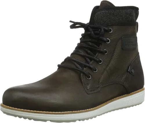 BULLBOXER Herren Stiefel Ankle Boots Kurzschaft Stiefel, Braun, 41 EUR