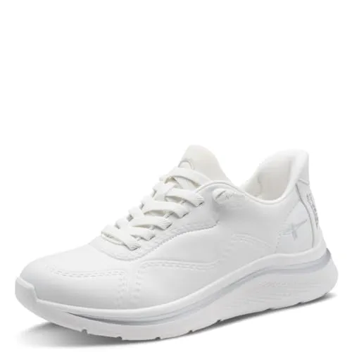 Tamaris Comfort Damen Step IN Sneaker flach, Weiß, 39 EU - Sportliche Step IN Sneaker mit patentierter Technologie für einfaches Hineinschlüpfen. Herausnehmbare Einlegesohle für individuellen Komfort und mehr Bewegungsfreiheit. Hochwertiges Material sorgt für Langlebigkeit und Stil.